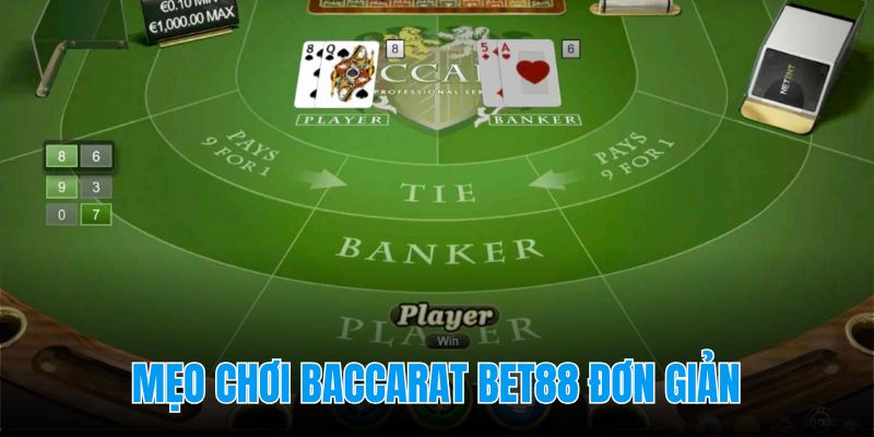 Hãy theo dõi lịch sự đặt để tăng tỷ lệ thắng Baccarat